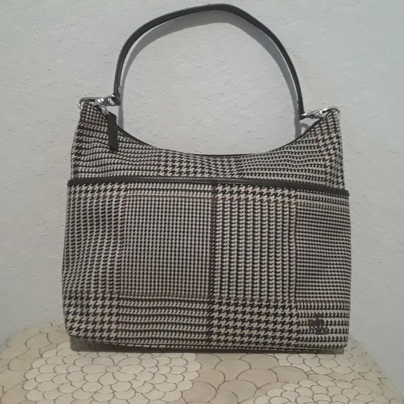 💕HP💕Ralph Lauren Houndstooth Purse - Picture 2 of 9
